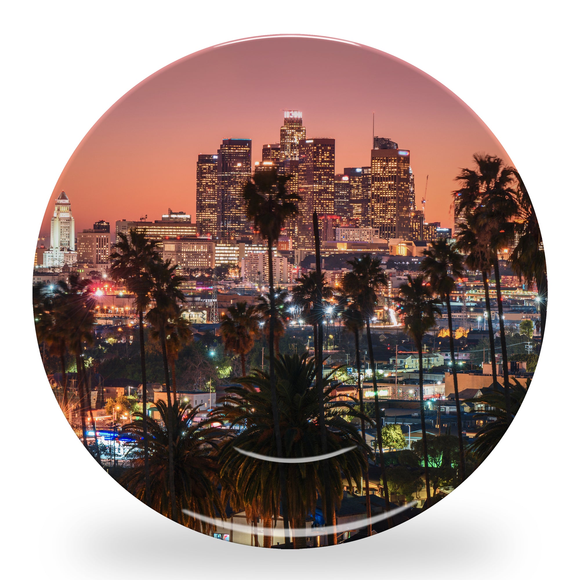 Plate - LA Skyline