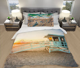 Load image into Gallery viewer, Pillow Sham - Santa Monica Beach

