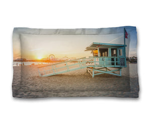 Pillow Sham - Santa Monica Pier
