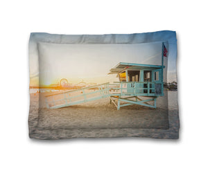 Pillow Sham - Santa Monica Pier