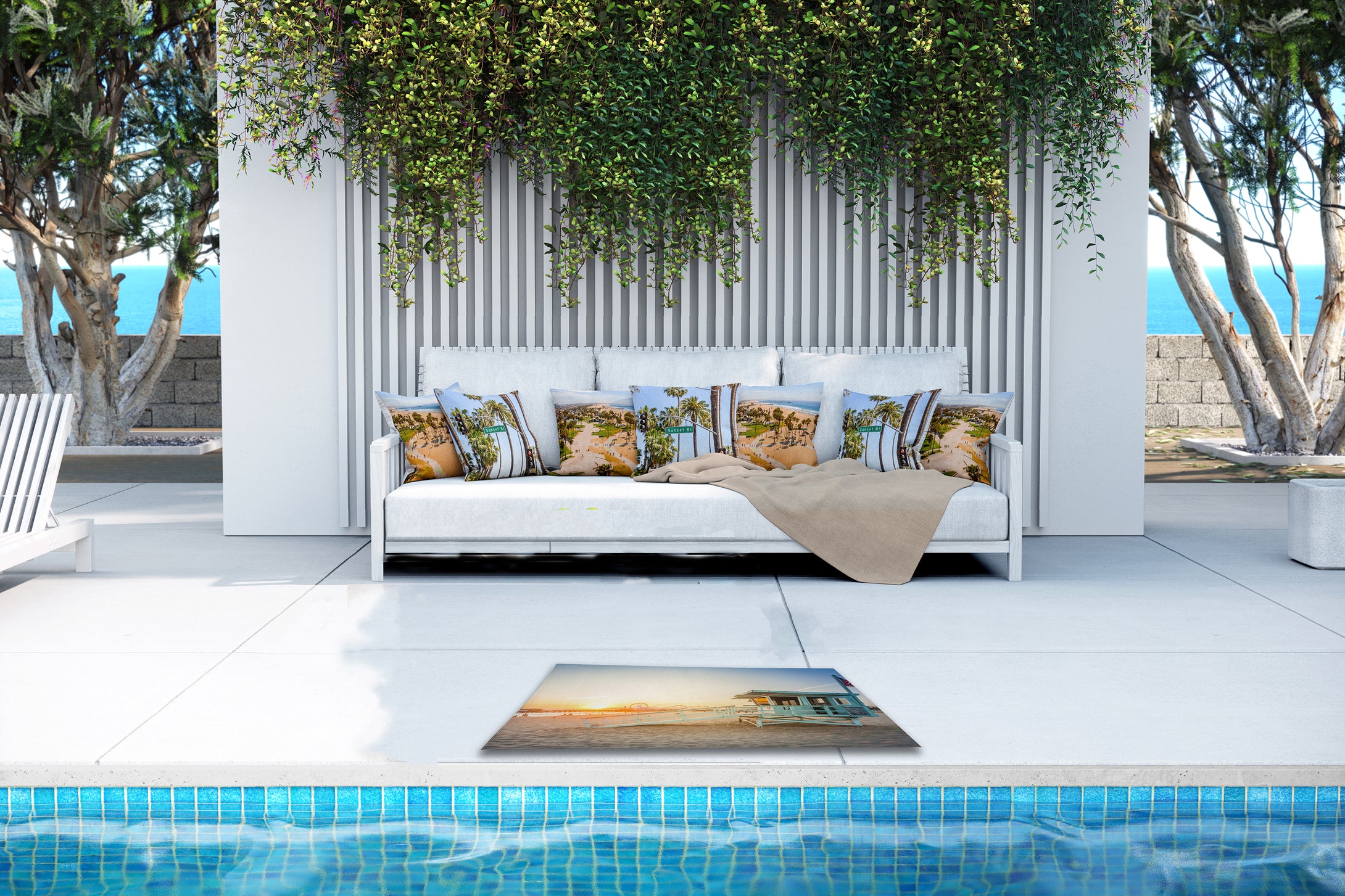Area Rug Outdoor - Santa Monica Pier