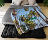 Load image into Gallery viewer, Horizontal Throw Blanket - Sunset Blvd
