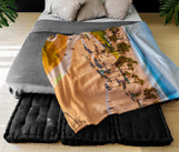 Load image into Gallery viewer, Vertical Throw Blanket - Venice Beach
