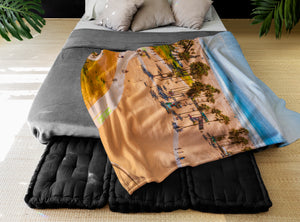 Vertical Throw Blanket - Venice Beach