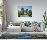 Load image into Gallery viewer, Canvas Print - Beverly Palms
