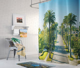 Load image into Gallery viewer, Shower Curtain - Beverly Palms
