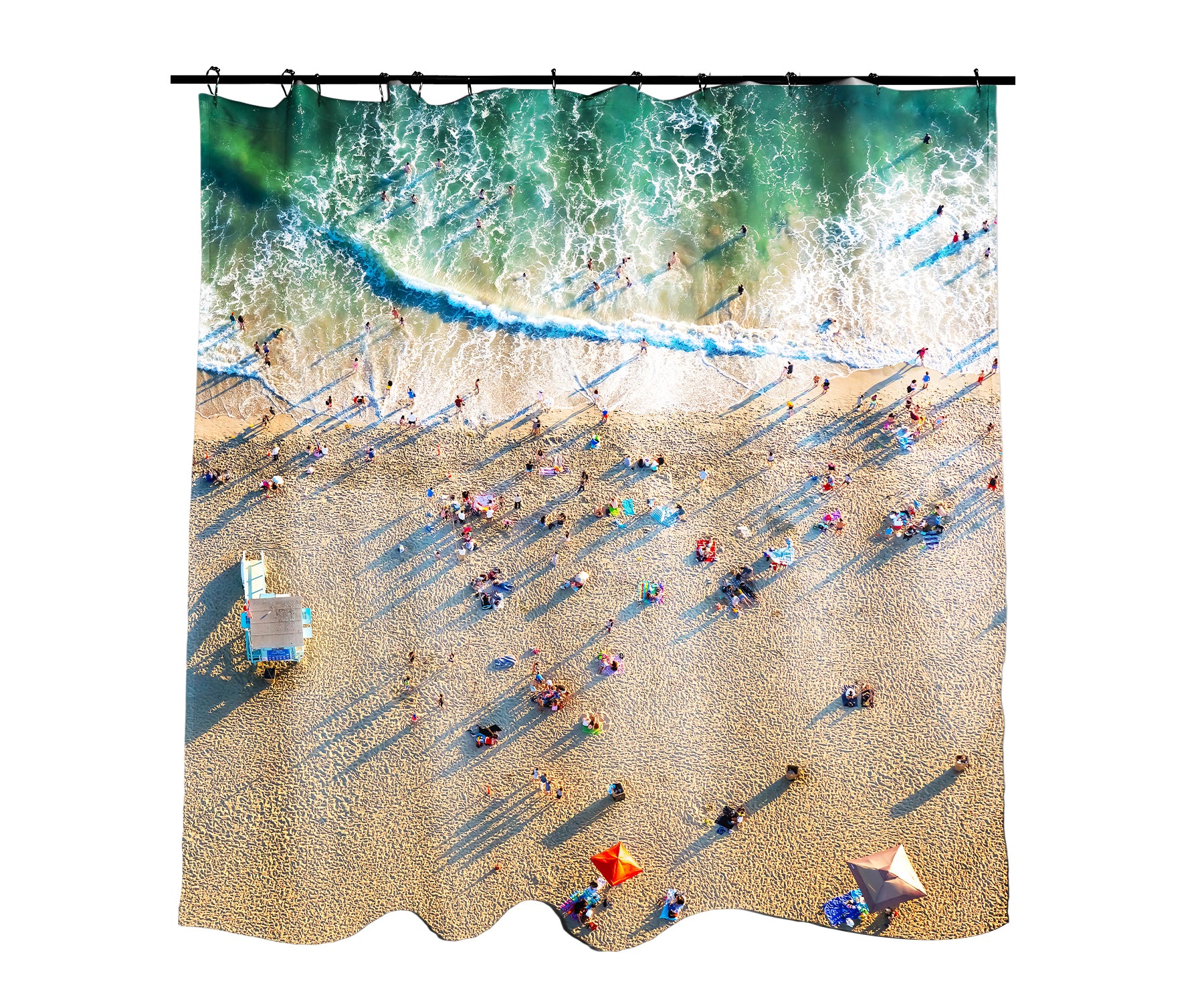 Shower Curtain - Santa Monica Beach