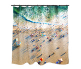 Load image into Gallery viewer, Shower Curtain - Santa Monica Beach
