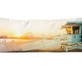 Load image into Gallery viewer, Body Pillow - Santa Monica Pier
