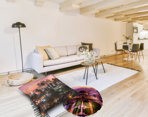 Floor Pillow - LA Skyline