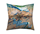 Load image into Gallery viewer, Floor Pillow Tufted Square - Santa Monica Beach

