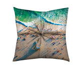 Load image into Gallery viewer, Floor Pillow Tufted Square - Santa Monica Beach
