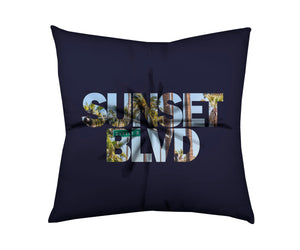 Floor Pillow Tufted Square - Sunset Boulevard