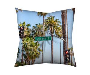 Floor Pillow Tufted Square - Sunset Boulevard