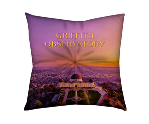 Floor Pillow Tufted Square - Griffith Observatory