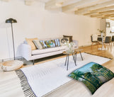Load image into Gallery viewer, Floor Pillow Tufted Square - Beverly Palms

