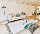 Load image into Gallery viewer, Floor Pillow Tufted Square - Santa Monica Beach
