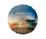 Load image into Gallery viewer, Floor Pillow Tufted Round - Santa Monica Pier
