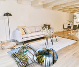 Load image into Gallery viewer, Floor Pillow Tufted Round - Sunset Boulevard
