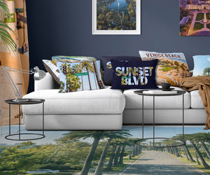 Throw Pillow - Sunset Boulevard