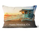 Load image into Gallery viewer, Throw Pillow Outdoor - Santa Monica Pier
