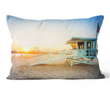 Load image into Gallery viewer, Throw Pillow Outdoor - Santa Monica Pier
