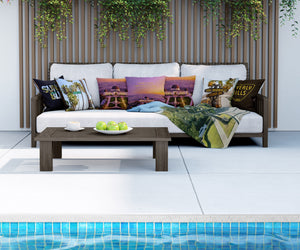 Throw Pillow Outdoor - Griffith Observatory
