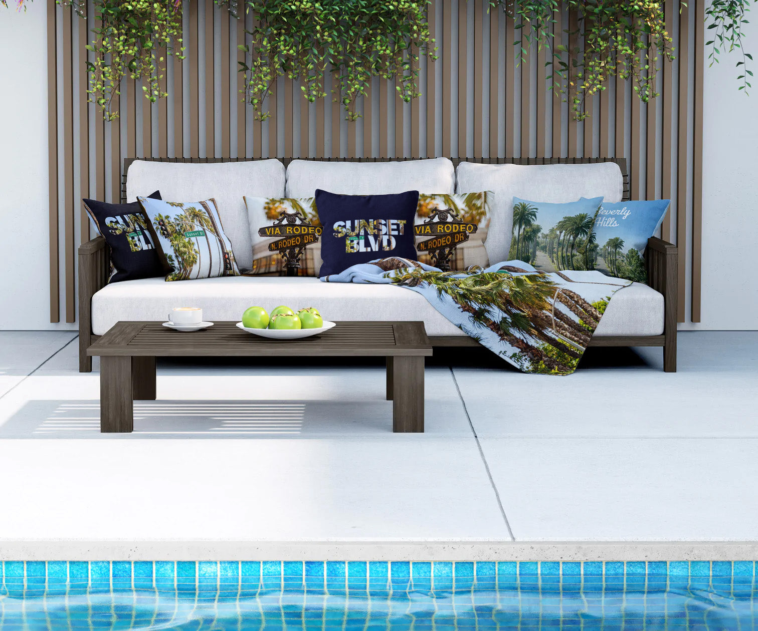 Throw Pillow Outdoor - Rodeo Drive