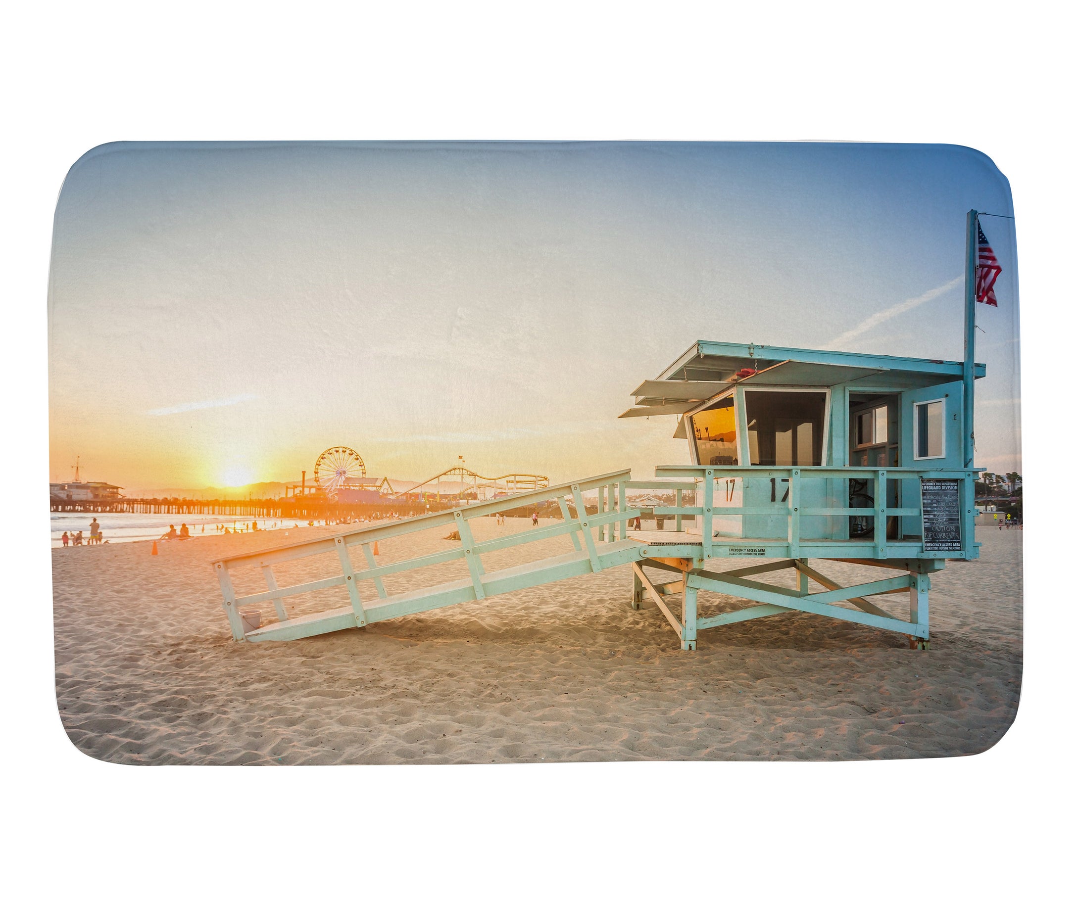 Bath Mat - Santa Monica Pier