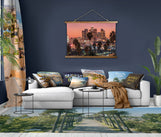 Load image into Gallery viewer, Wall Tapestry - LA Skyline
