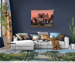 Wall Tapestry - LA Skyline