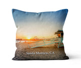 Load image into Gallery viewer, Throw Pillow - Santa Monica Pier
