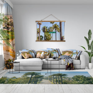 Area Rug - Beverly Hills Palm Trees